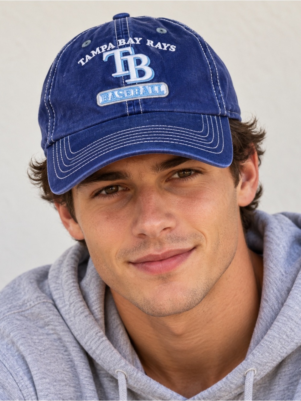 Tampa Bay Rays Baseball Hat Strapback Dad Cap Enbroidered Blue